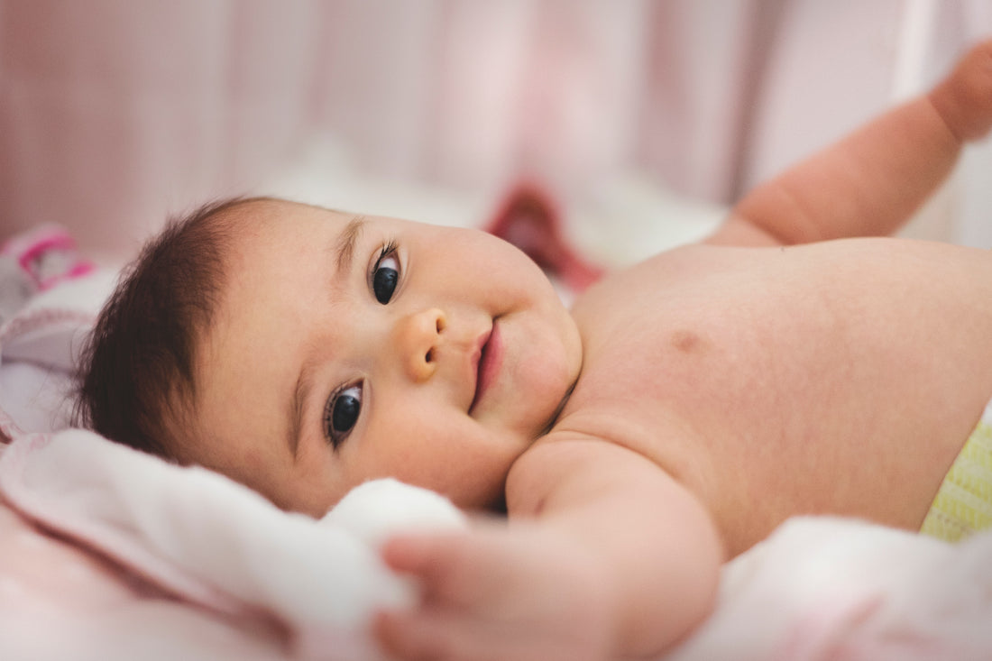 Raw butters are perfect for a baby's skin