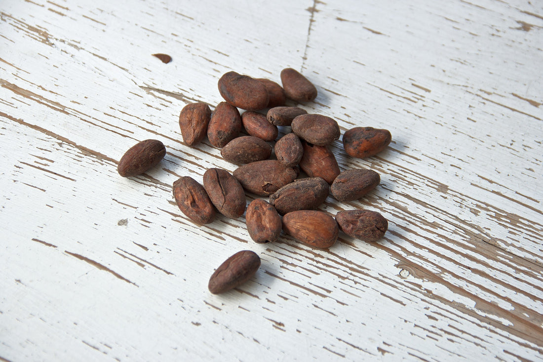 Up close and personal with our raw, organic Cocoa Butter
