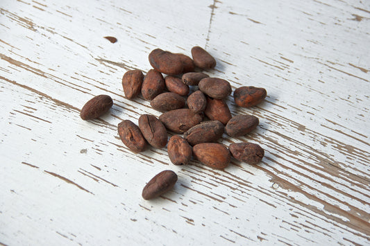 Up close and personal with our raw, organic Cocoa Butter