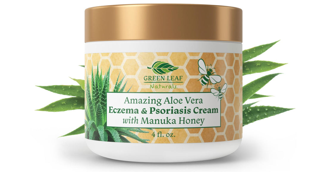 Organic Aloe Vera + Manuka Honey = powerful anti-inflammatory & antibacterial relief