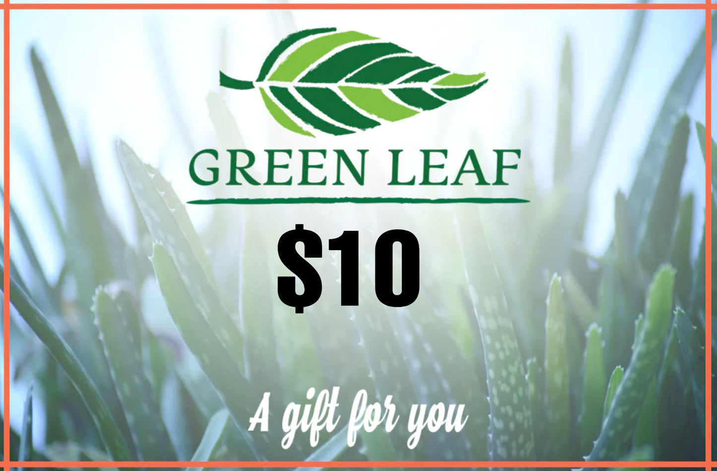 Green Leaf Gift Card