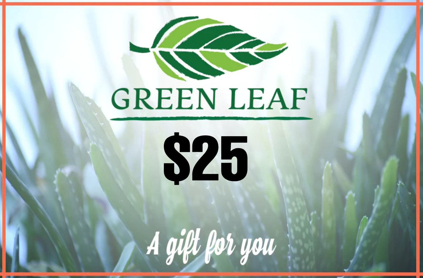 Green Leaf Gift Card