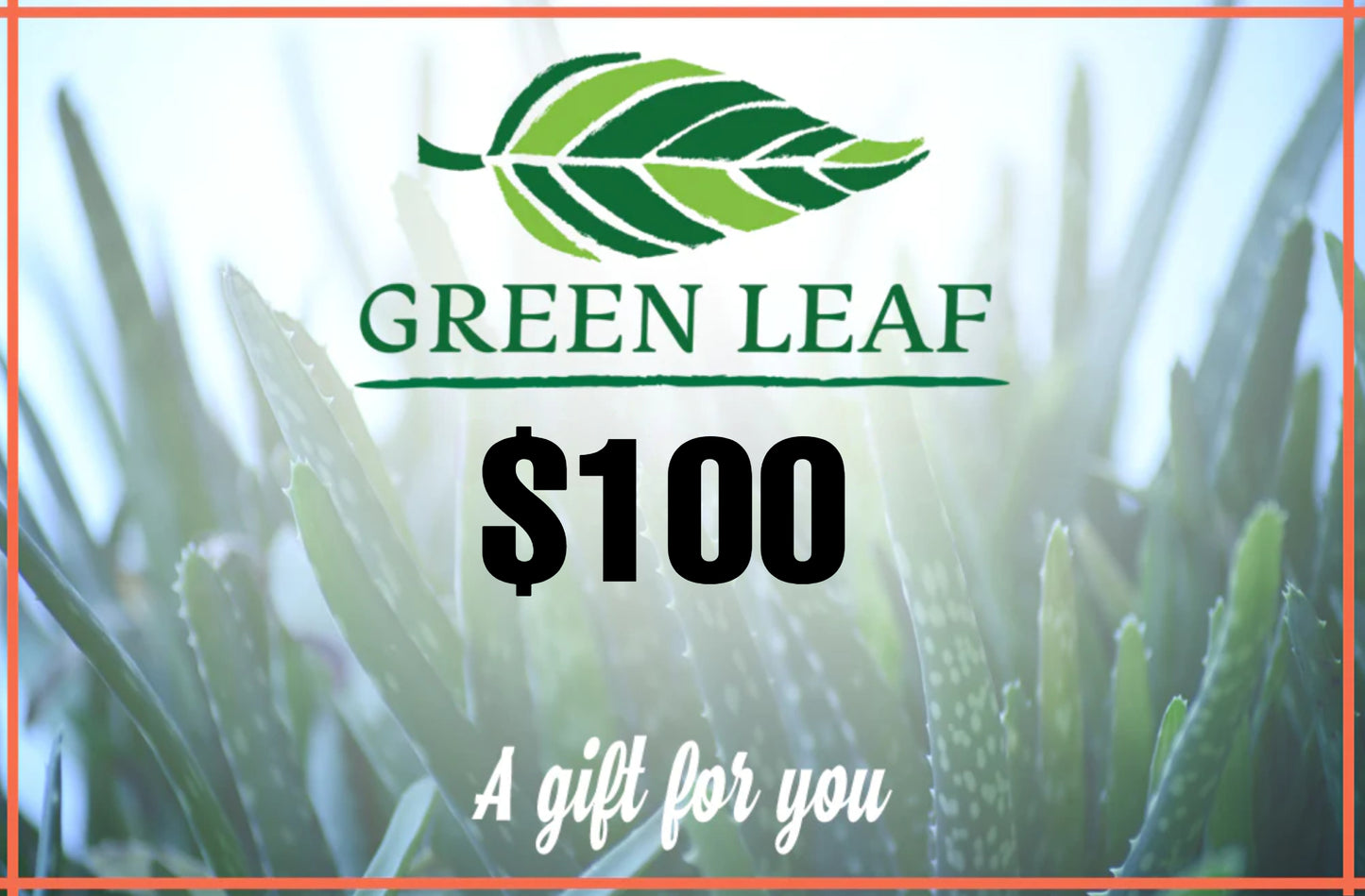 Green Leaf Gift Card