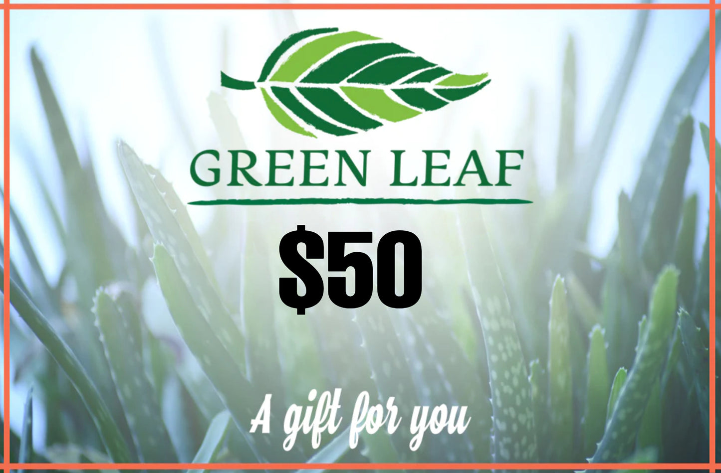 Green Leaf Gift Card